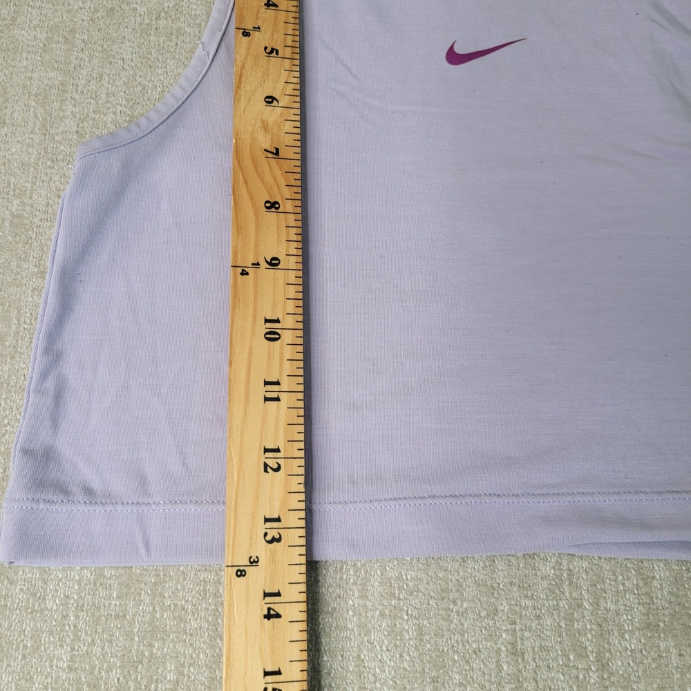 Nike Pro Tank Top Womens S Purple Cropped Sleeveless Athletic FV2422-515 - Picture 2 of 7